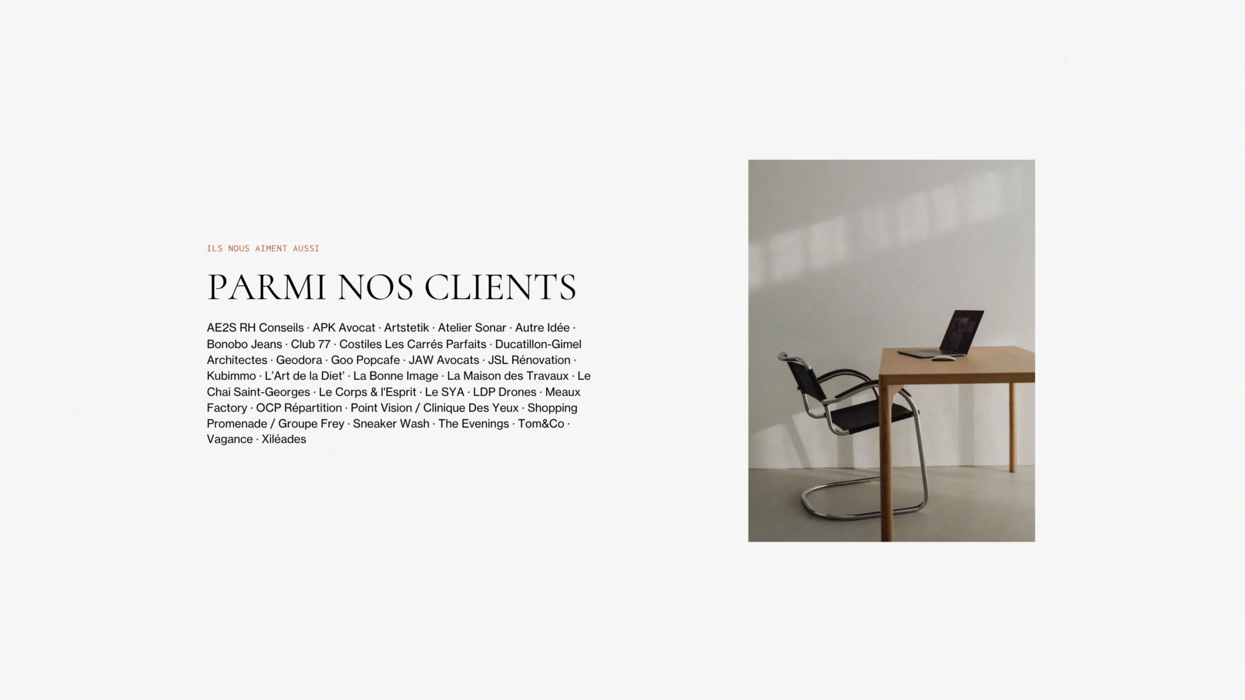 Homepage site vitrine - Une page d'accueil qui convertit - The Showcase Studio Webdesign Paris Val d'Europe